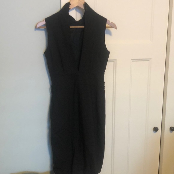 Club Monaco Black Dress- Size 2 - Picture 3 of 4